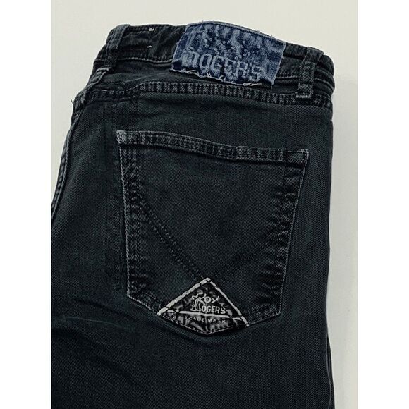 Roy Roger's Women's Superior Black Denim Slim Fit Jeans Size 30 - Picture 3 of 7